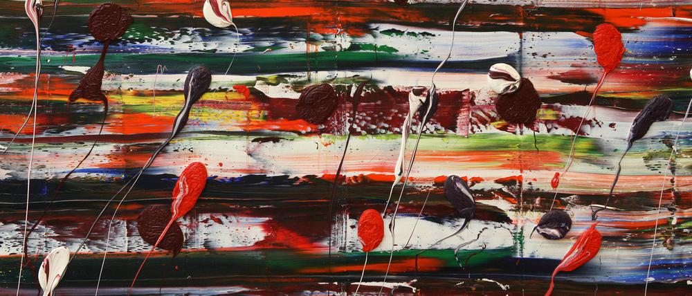 ...Bilder der zeitgenössischen Malerei, aber auch Skulpturen, Fotografien Collagen und Objekte, zeigt die Ausstellung "Das Glück des Sammelns" im KunstHaus Potsdam.