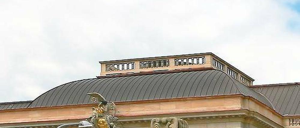 Eine Sehenswürdigkeit mehr. Der neue Landtag mit der Fassade des Stadtschlosses ist bald fertig. Ein Stopp mehr bei den Stadtrundfahrten (siehe Interview).