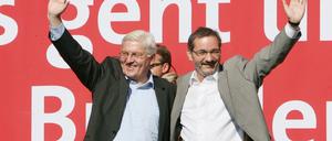 Alte Partei-Freunde: Matthias Platzeck und Frank-Walter Steinmeier.