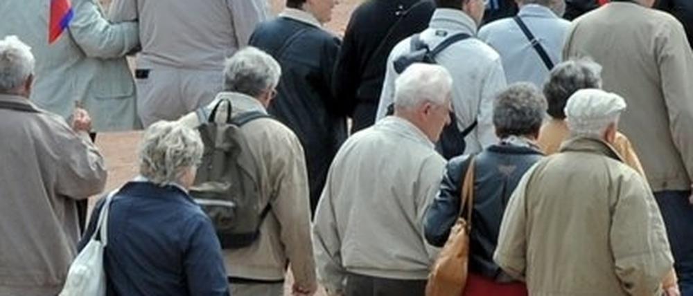 Mehr Rentner in Brandenburg.