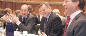 Heimspiel. Hartmut Mehdorn (Mitte) zu Gast bei der IHK Berlin.