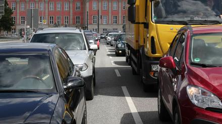 Nichts geht mehr: Potsdams Autofahrer sind mit den Nerven am Ende.