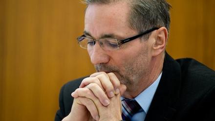 Angeschlagen, aber wieder da: Ministerpräsident Matthias Platzeck.