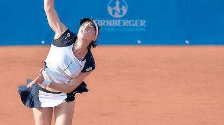 Es geht wieder hoch. Nachdem sie das Turnier in Marseille gewonnen und in Nürnberg das Finale erreicht hat, ist Andrea Petkovic auf Platz 75 der Weltrangliste vorgerückt.