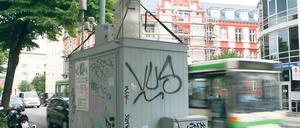 Messpunkt Zeppelinstraße. Die Pförtnerampel hat hier bislang wenig gebracht.