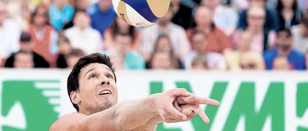 Freut sich auf Italien. Jonathan Erdmann reist heute zum Grand Slam nach Rom. Im vergangenen Jahr kam er dort mit seinem Partner Kay Matysik auf den fünften Platz.