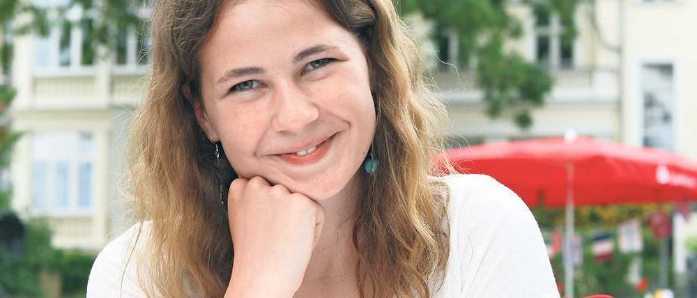 Lebte in einer 14-köpfigen Gastfamilie. Hannah Markgraf war mit dem Sparkassen-Stipendium zehn Monate in Ecuador. Die 17-jährige Potsdamerin berichtete am Donnerstag den neuen Stipendiaten von ihren Erlebnissen in Lateinamerika.