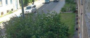Lärm. 20 000 Autos fahren täglich durch die Behlerstraße. Stefan Göttel wohnt im zweiten Stock eines Hauses am Straßenrand – wenn er sein Fenster öffnet, wird es laut.
