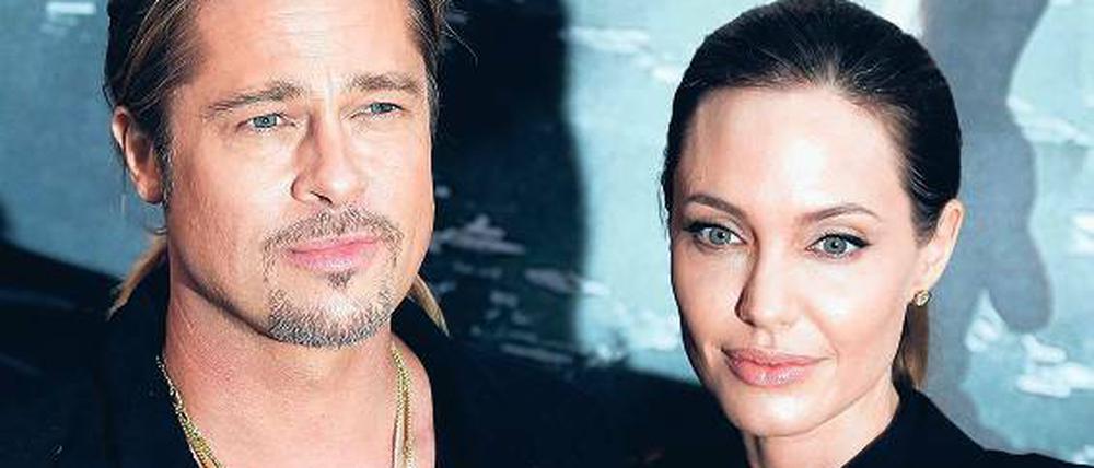 Bekannt aus Funk und Fernsehen: Brad Pitt und Angelina Jolie.