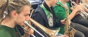 Exoten. Posaune und Trompete gemeinsam in einer Jazz-Combo sind sehr selten.