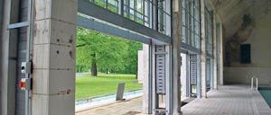 Blätternder Charme. Aus dem Olympiabad soll ein Wellnesstempel werden.