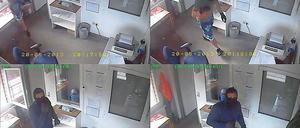 Gute Chancen, trotzdem nicht entdeckt zu werden. Bilder der Überwachungskamera der Firma Gertner+Fettback.