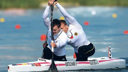 In Polen am Start. Peter Kretschmer (v.) und Kurt Kuschela wollen zur EM.
