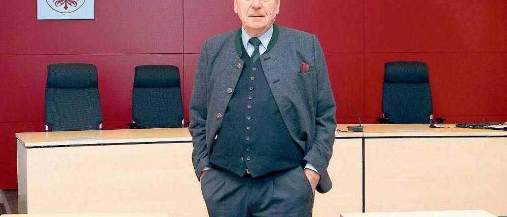 Unternehmer und Kläger: Peter Niedner im Oberlandesgericht Brandenburg.