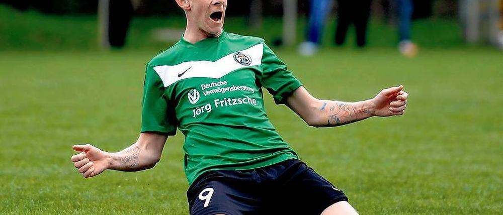 Torschütze vom Dienst. Jeff Salpeter schoss im bisherigen Saisonverlauf 37 Tore. Und er glaubt nicht, dass ihm ein anderer Stürmer in den ausbleibenden Spielen diesen Rekord noch streitig machen wird.