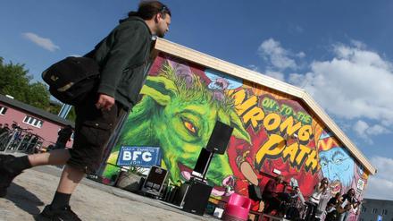 Macht Potsdam bunter: das Jugendkulturzentrum Freiland in der Friedrich-Engels-Straße.