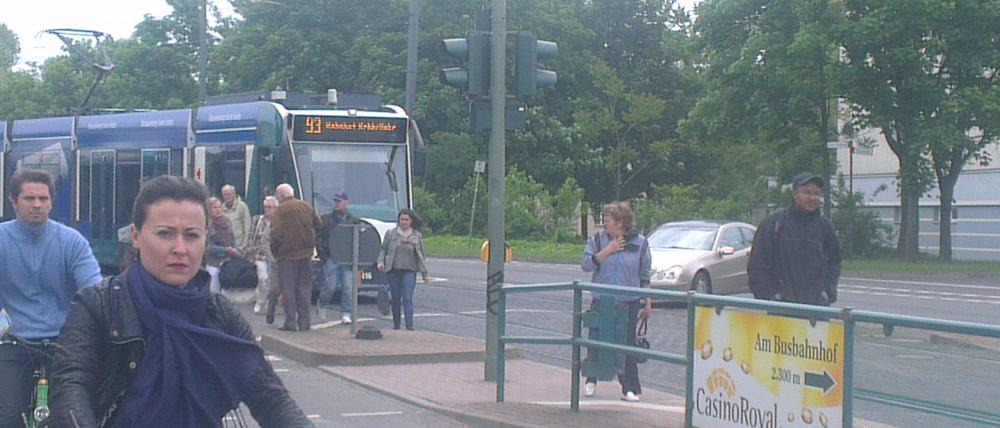 Am Kanal war der Tramverkehr nach einem Unfall 20 Minuten unterbrochen.