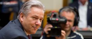 Klaus Wowereit vor dem BER-Untersuchungsausschuss des Berliner Abgeordnetenhauses.