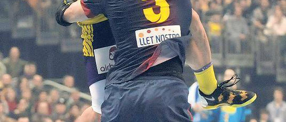 Obenauf. Konstantin Igropolu ist der beste Torschütze bei den Füchsen.