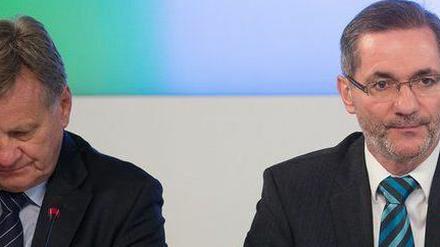 Der eine so, der andere so: An einem Strang ziehen der BER-Chef und der BER-Aufsichtsratschef nicht.