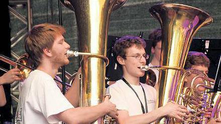 Note „Hervorragend“. Beim Musikfest zeigten die Musiker, was sie können.