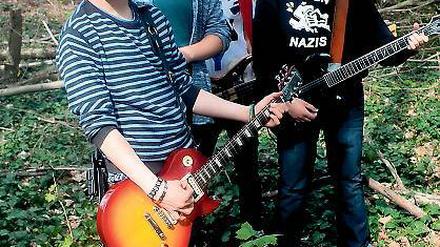 Open-Air-Probe. Bei Rock in Caputh gibt es Punk- und Hardrock von den Jungs.