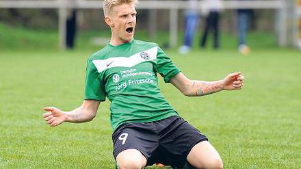 Traf gestern zweimal. Jeff Salpeter vom FSV Babelsberg 74.