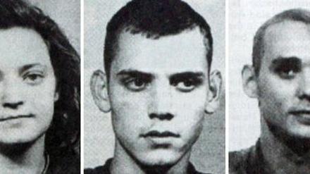 Sie haben nicht autark agiert: Die Mitglieder des nationalsozialistischen Untergrunds (NSU) Beate Zschäpe, Uwe Böhnhardt und Uwe Mundlos (v.l.n.r)