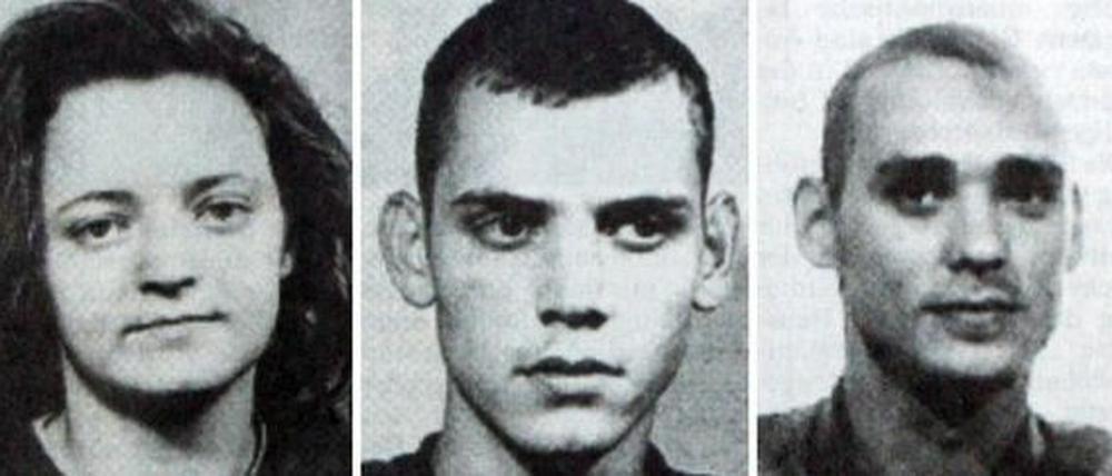 Sie haben nicht autark agiert: Die Mitglieder des nationalsozialistischen Untergrunds (NSU) Beate Zschäpe, Uwe Böhnhardt und Uwe Mundlos (v.l.n.r)