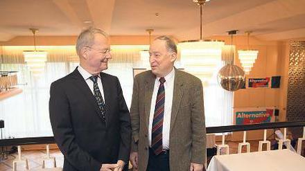 Alte Bekannte. Hans-Olaf Henkel (li.) und Alexander Gauland bei der AfD.