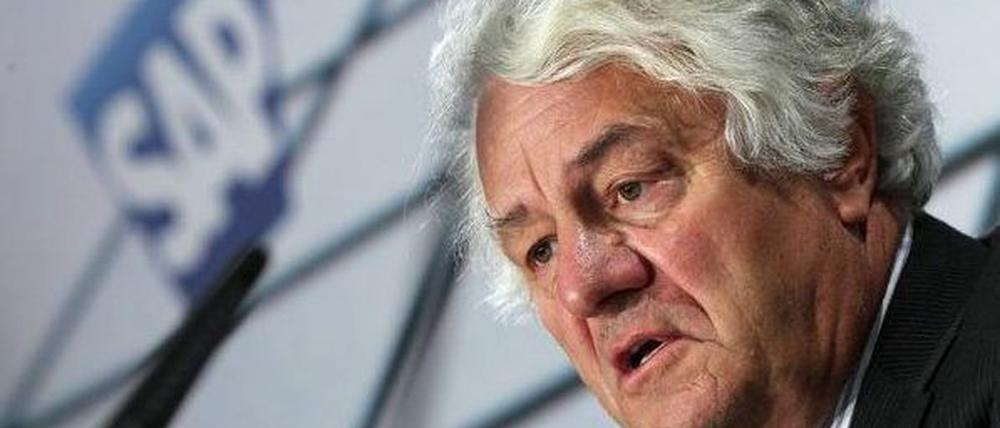 Großzügigster Potsdamer: Der Software-Milliardär Hasso Plattner. Verbitterung und Neid einiger Potsdamer machen ihm zu schaffen.