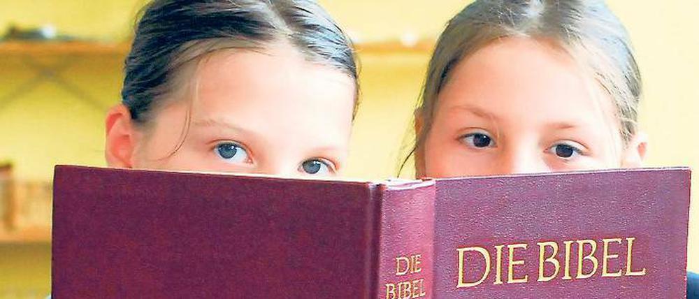 Wie hältst du’s mit der Religion? Am größten ist das Interesse am evangelischen Religionsunterricht in den Grundschulen. Rund 18 000 Kinder, das sind mehr als 17 Prozent der Brandenburger Grundschüler, nehmen daran teil. Insgesamt besuchen rund 35 700 Schüler den Bekenntnisunterricht an staatlichen und freien Schulen.
