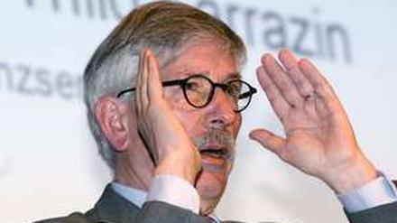 Ach hör mir auf! Nicht nur zum Thema Integrationspolitik hatte Thilo Sarrazin etwas beizusteuern.