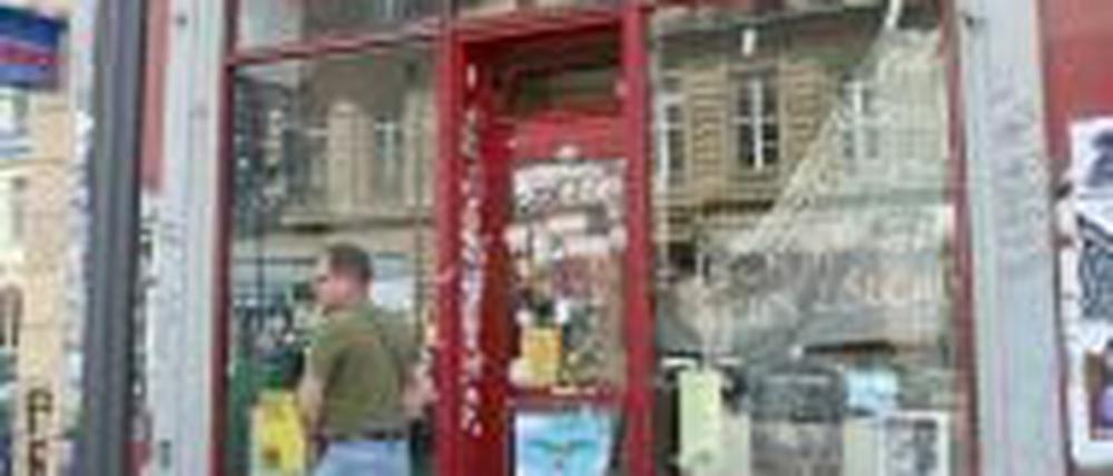 Die linksalternative Kneipe "Olga" in der Potsdamer Charlottenstraße.