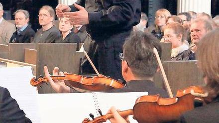 Ruhig und tröstlich. Björn O. Wiede bei der Uraufführung.