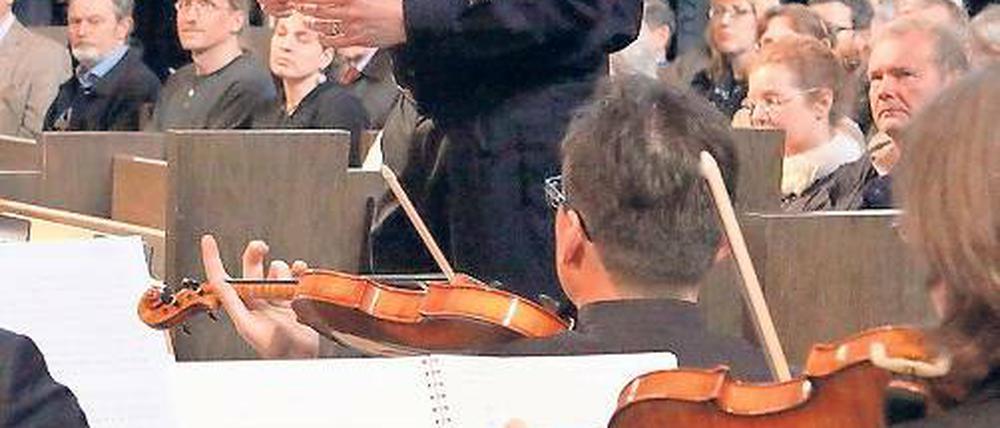 Ruhig und tröstlich. Björn O. Wiede bei der Uraufführung.