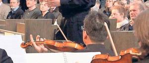 Ruhig und tröstlich. Björn O. Wiede bei der Uraufführung.