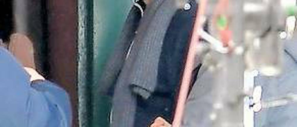 Schnappschuss bei den Dreharbeiten: George Clooney als George Stout.
