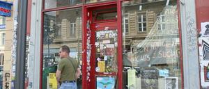 Die linksalternative Kneipe "Olga" in der Potsdamer Charlottenstraße.