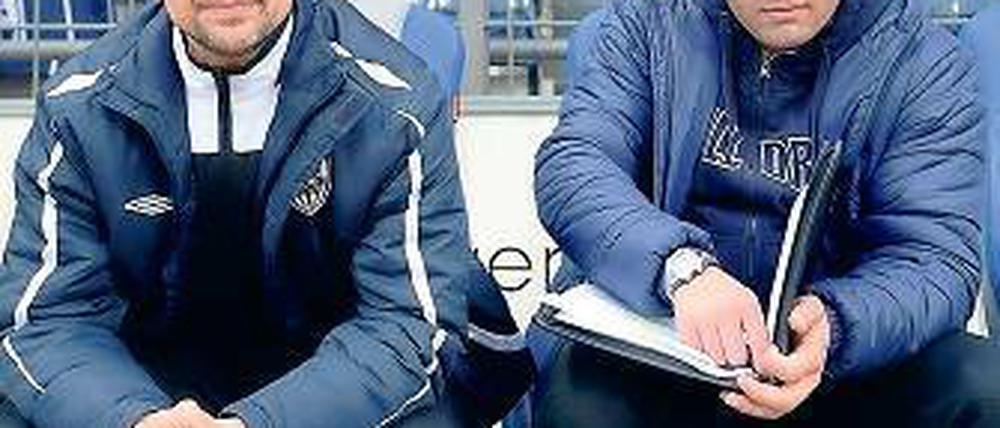 Das Duo. Trainer Almedin Civa (links) und Co-Trainer Cem Efe.