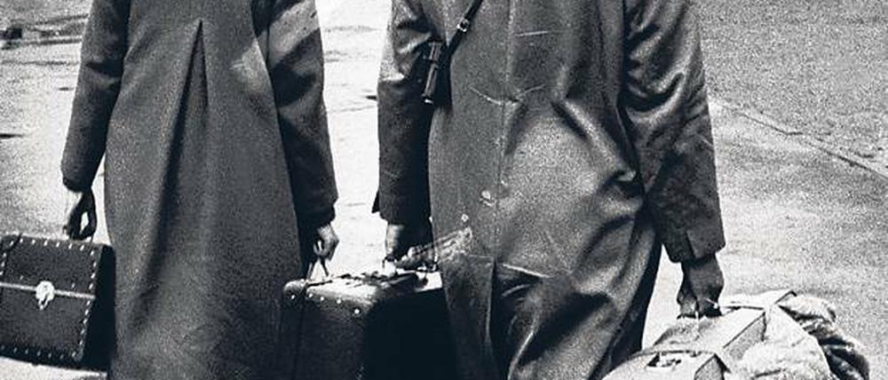 Angekommen. Bis zum Ende der DDR kamen 1,35 Millionen Flüchtlinge nach Marienfelde. Das Bild stammt von 1961.