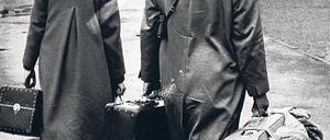 Angekommen. Bis zum Ende der DDR kamen 1,35 Millionen Flüchtlinge nach Marienfelde. Das Bild stammt von 1961.