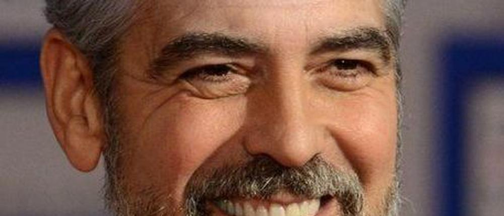 Derzeit Potsdamer: Hollywood-Star George Clooney dreht seinen neuen Film "Monuments Men" in den Babelsberger Filmstudios.