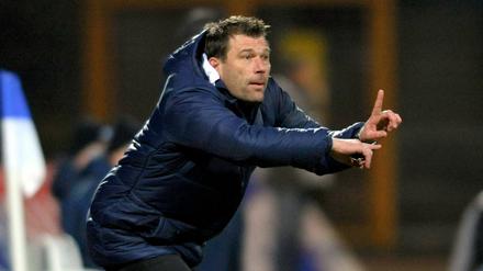 Überraschend beurlaubt: SV Babelsberg-Trainer Christian Benbennek.