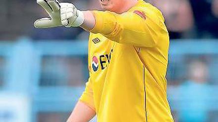 Wieder im Tor. SVB-Keeper Frederic Löhe will „die Null halten“.