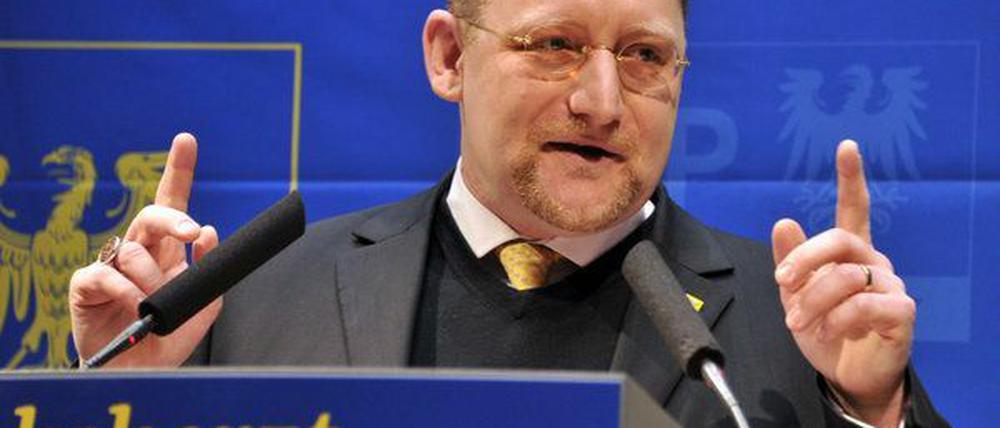 Tritt erneut für den Parteivorsitz an: der Brandenburger FDP-Mann Gregor Beyer.