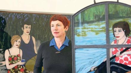 Erinnerungen an den Sommer. Astrid Germo setzte ihre Urlaubsfotos in Hinterglasmalerei um.