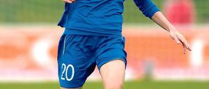 Vorfreude auf alte Kolleginnen. Turbine Potsdams Stefanie Mirlach will heute endlich gegen ihren Ex-Klub Bayern München spielen.