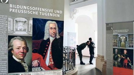 20 Tafeln für Francke. Das Wirken des Pfarrers für Arme war beispielhaft.