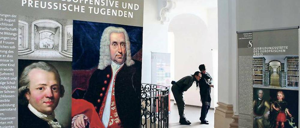 20 Tafeln für Francke. Das Wirken des Pfarrers für Arme war beispielhaft.